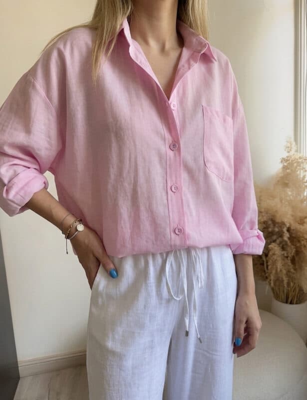شومیز pink کد_11050 — تصویر ۲