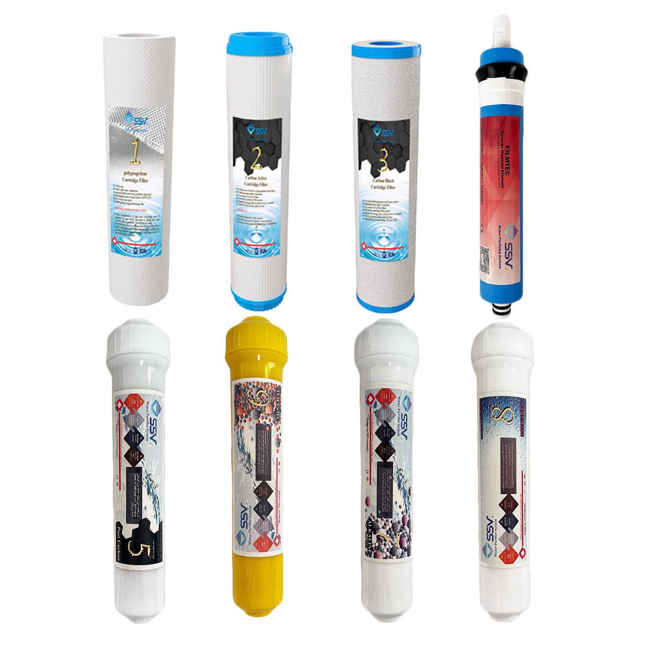 دستگاه تصفیه کننده آب اس اس وی مدل UltraPro X1000 B + 3F به همراه فیلتر — تصویر ۶