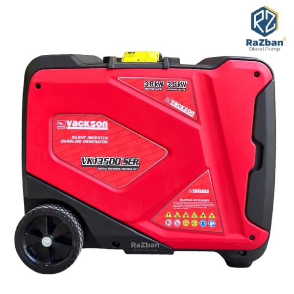 موتور برق بنزینی واکسون 3.8 کیلووات مدل VK13500iSER اینورتری سایلنت ریموت‌دار — تصویر ۳