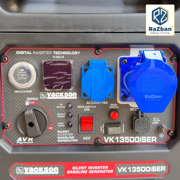 موتور برق بنزینی واکسون 3.8 کیلووات مدل VK13500iSER اینورتری سایلنت ریموت‌دار — تصویر ۸