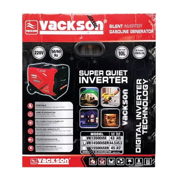 موتور برق بنزینی واکسون 4.5 کیلووات مدل VK14500ISER اینورتری سایلنت ریموتدار — تصویر ۴