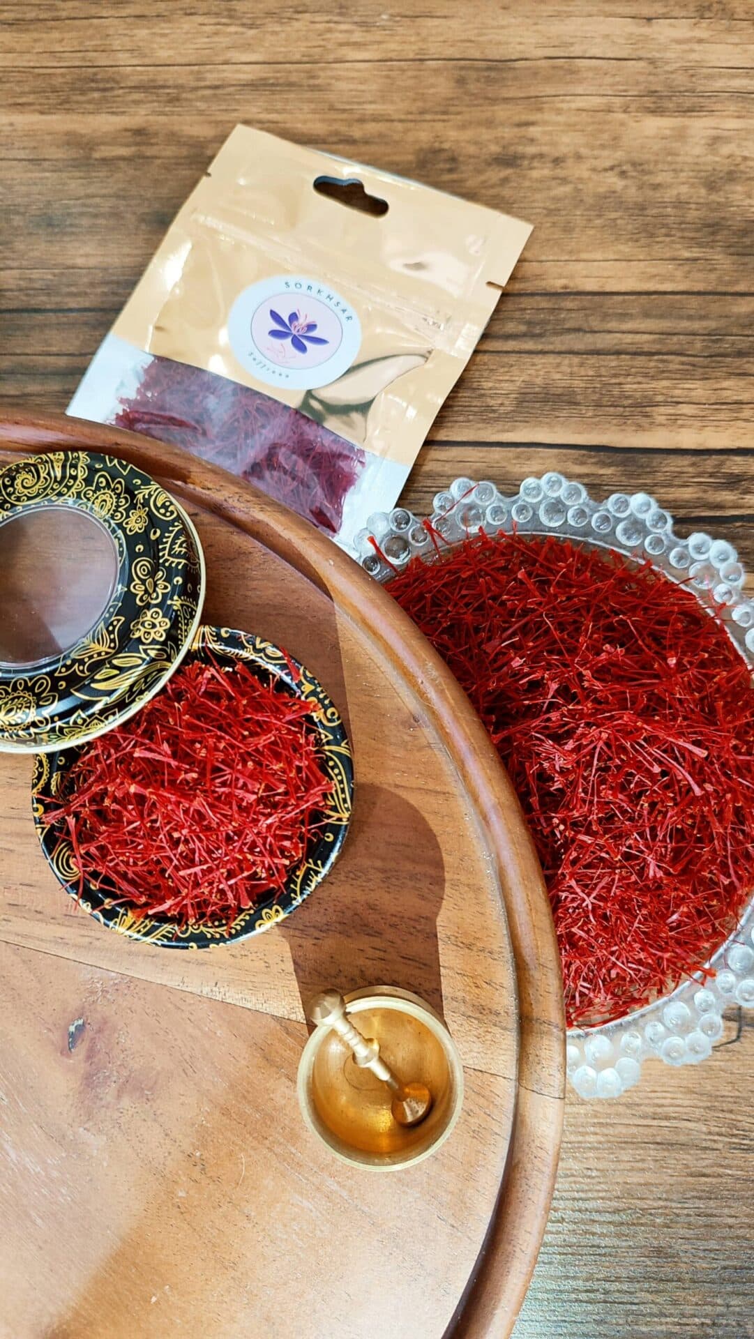 یک گرم زعفران نگین طرح سعدی — تصویر ۳