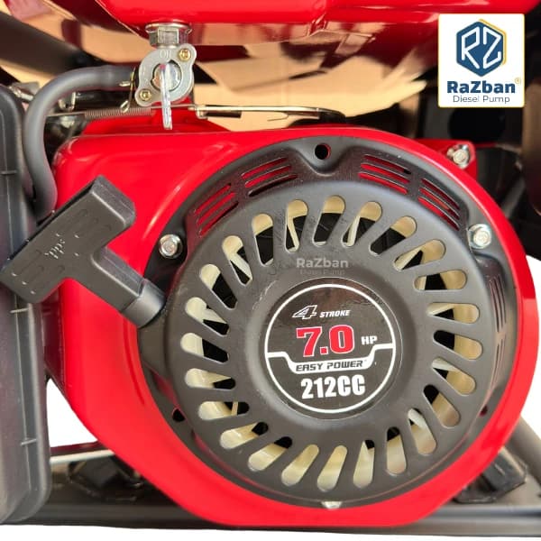 موتور برق سه گانه سوز ایزی پاور 3.2 کیلووات مدل KM7500GS تک فاز هندلی — تصویر ۲