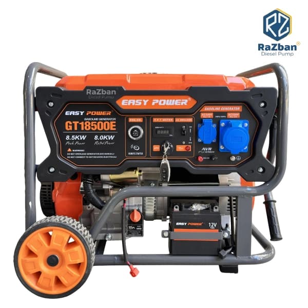 موتور برق بنزینی ایزی پاور 8.5 کیلووات مدل GT18500E ریموتدار با پورت ATS