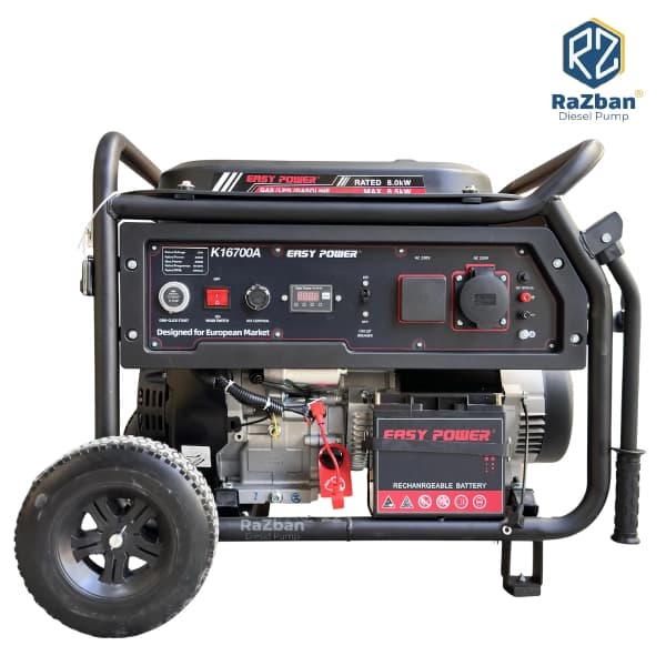 موتور برق سه گانه سوز ایزی پاور 8.5 کیلووات مدل K16700A ریموتدار با پورت ATS