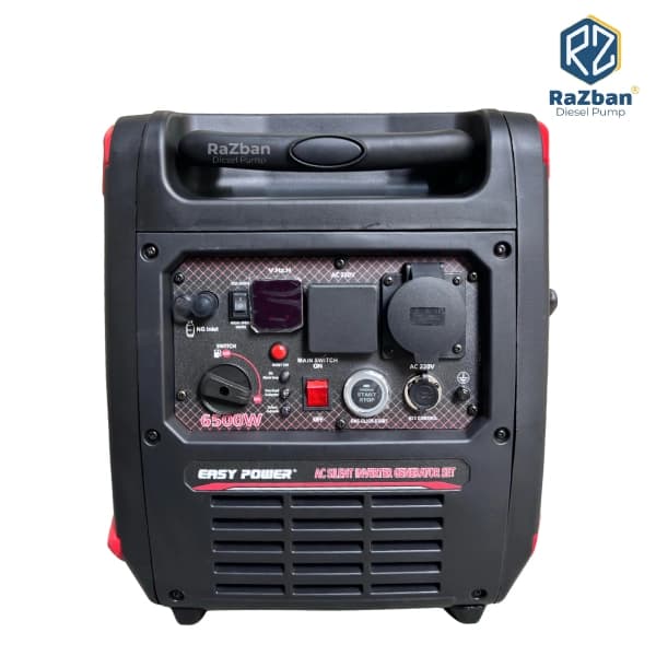 موتور برق سه گانه سوز ایزی پاور 6.8 کیلووات مدل S7500GAS اینورتری سایلنت ریموتدار با پورت ATS — تصویر ۴