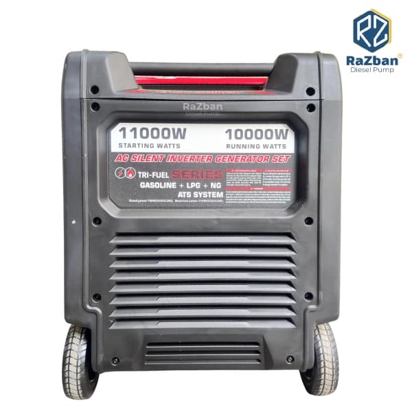 موتور برق سه گانه سوز ایزی پاور 11 کیلووات مدل S16800GS3 تک فاز و سه فاز اینورتری سایلنت با پورت ATS — تصویر ۴