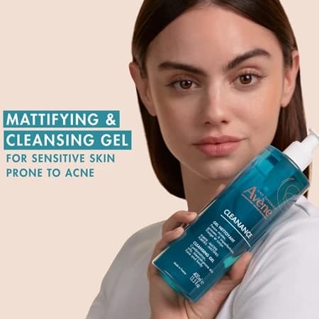 ژل شوینده اون Avene مدل کلینانس پوست چرب و مختلط ۴٠٠ میل — تصویر ۴