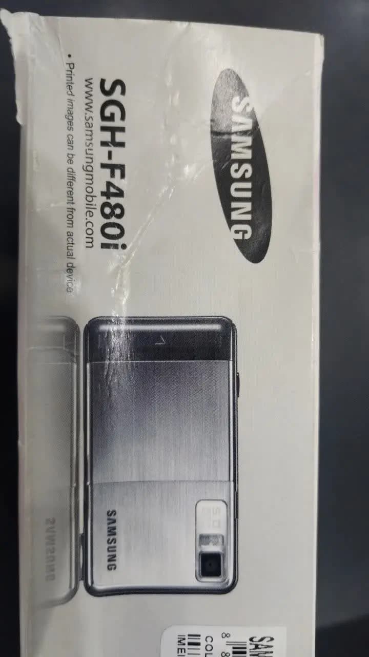 گوشی سامسونگ SGH-F480i اصلی | حافظه 160MB | دوربین 5MP | صفحه لمسی 2.8 اینچ | 3G نو