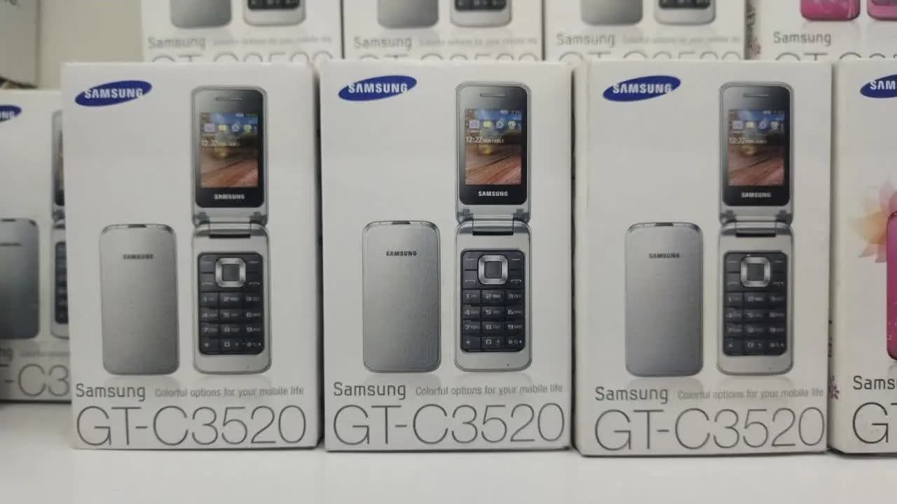 گوشی سامسونگ GT-C3520 اصلی | حافظه 28MB | دوربین 1.3MP | نمایشگر 2.4 اینچ اکبند