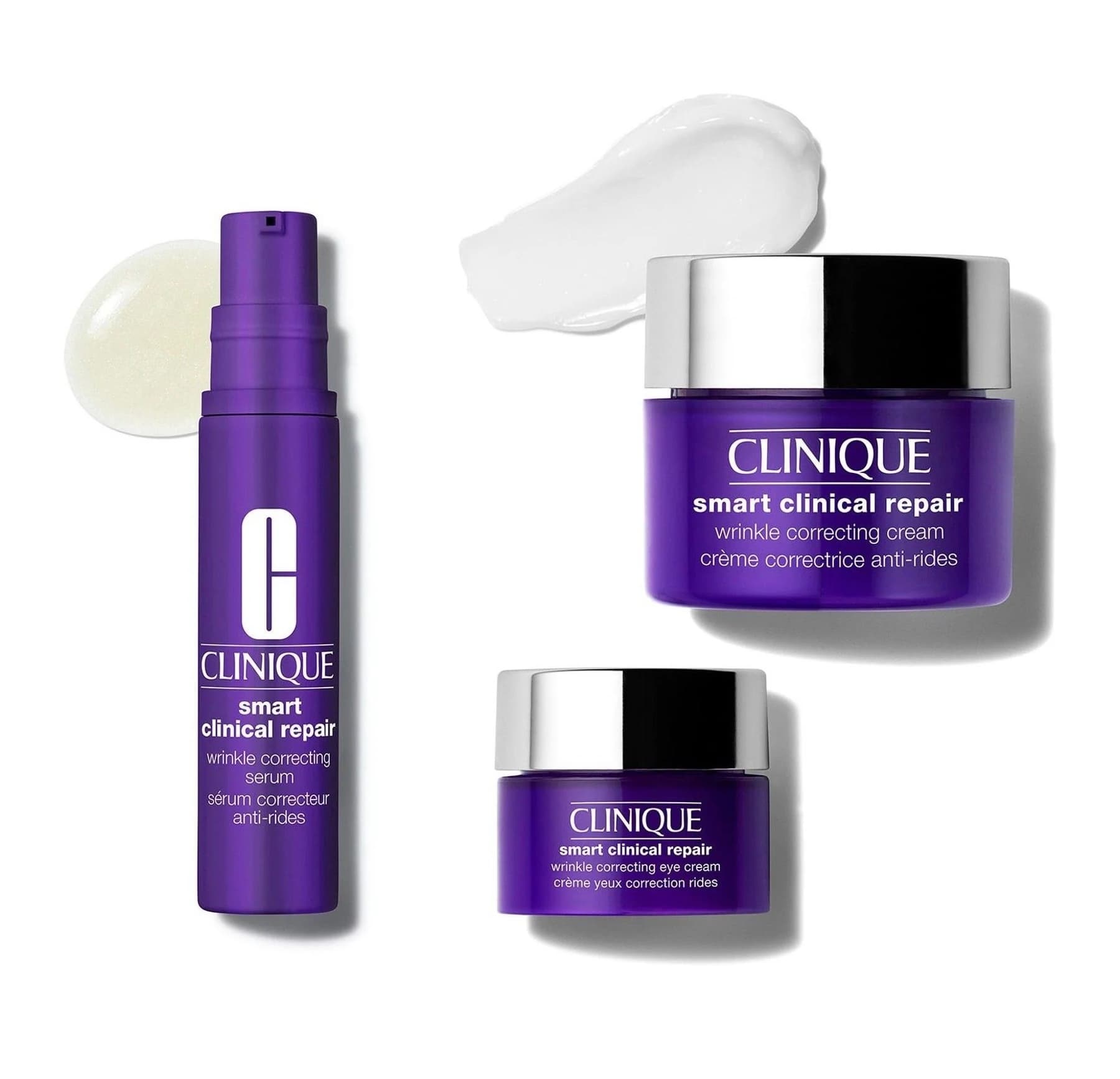 ست سه تیکه جوانساز و مرطوب کننده کلینیک اصل Clinique Smart & Smooth Skincare Set 3pcs
