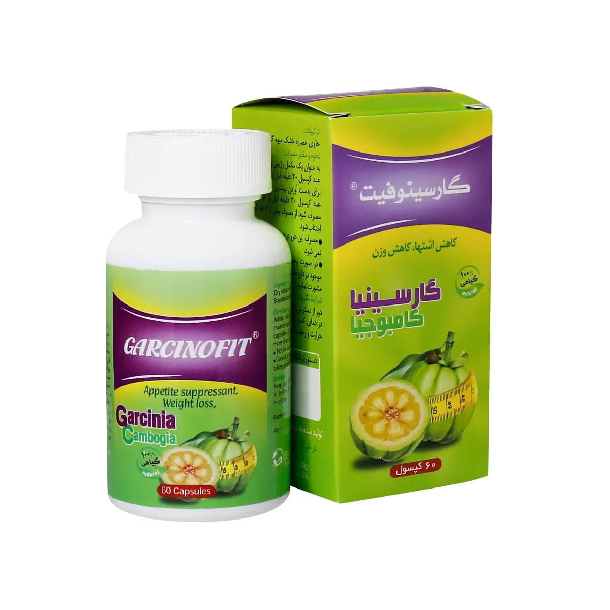 کپسول لاغری گارسینوفیت بهتا دارو 60 عدد — تصویر ۵