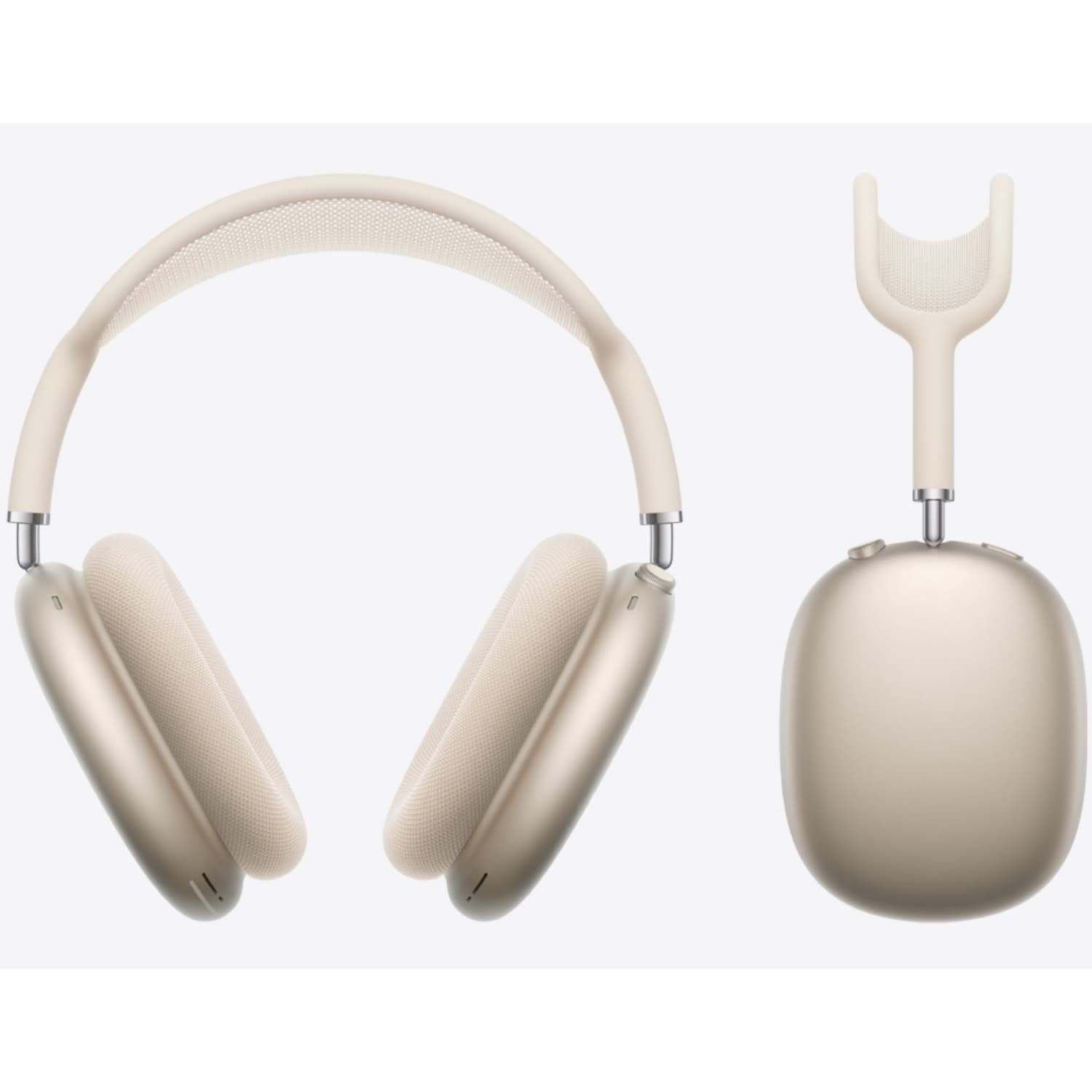 هدست بلوتوثی اپل مدل AirPods Max 2024 با نویز کنسلینگ فعال (ANC)، نویز کنسلینگ میکروفون (ENC)، قابلیت پخش صدای محیطی (Transparency)، درگاه شارژ USB Type-C، مقاوم در برابر رطوبت و عرق — تصویر ۸