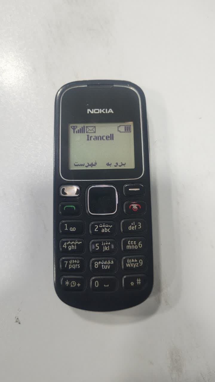 گوشی نوکیا مدل NOKIA 1280 کارکرده (قاب اصلی فابریک) روشن داخل شبکه و قابل استفاده منو فارسی “اصالت کالا”:”اورجینال” وضعیت ریجستری” وضعیت سفید و داخل شبکه” و قابل استفاده