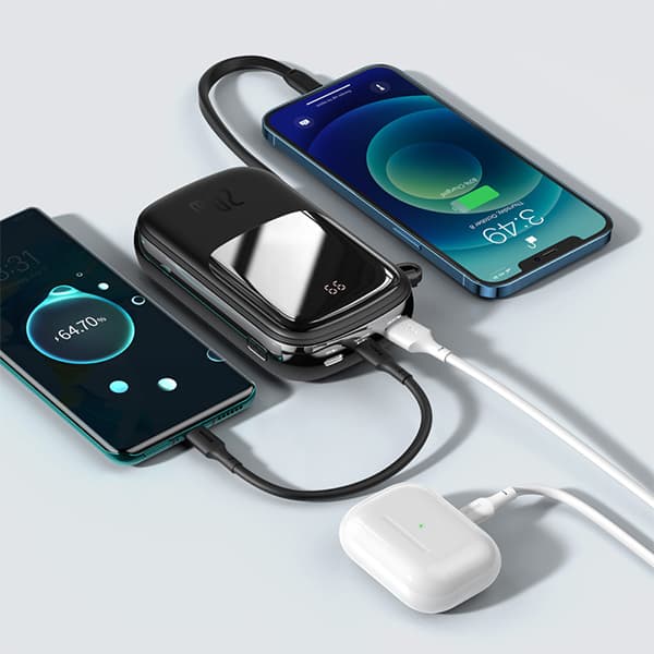 پاوربانک باسئوس مدل Qpow ظرفیت 20000 میلی آمپر ساعت — تصویر ۱۲