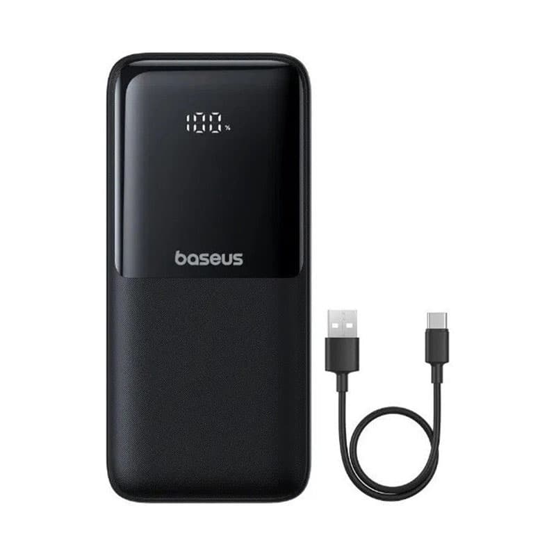 پاوربانک 22 وات بیسوس مدل LIPOW Dual ظرفیت 20000 میلیآمپرساعت به همراه کابل USB-C و لایتنینگ — تصویر ۲