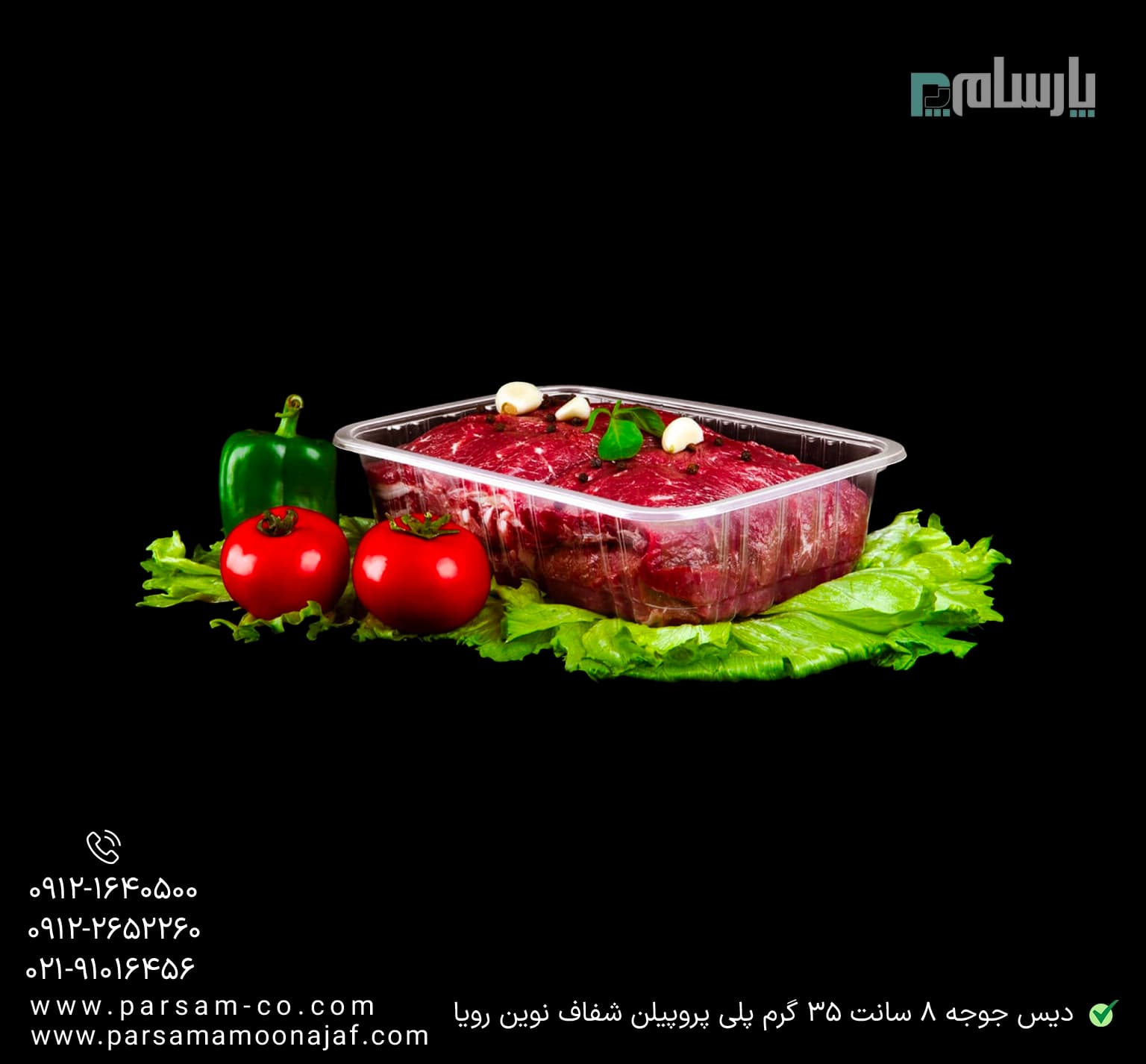 دیس یکبار مصرف جوجه 8 سانت 35 گرم پلی پروپیلن شفاف نوین رویا — تصویر ۳