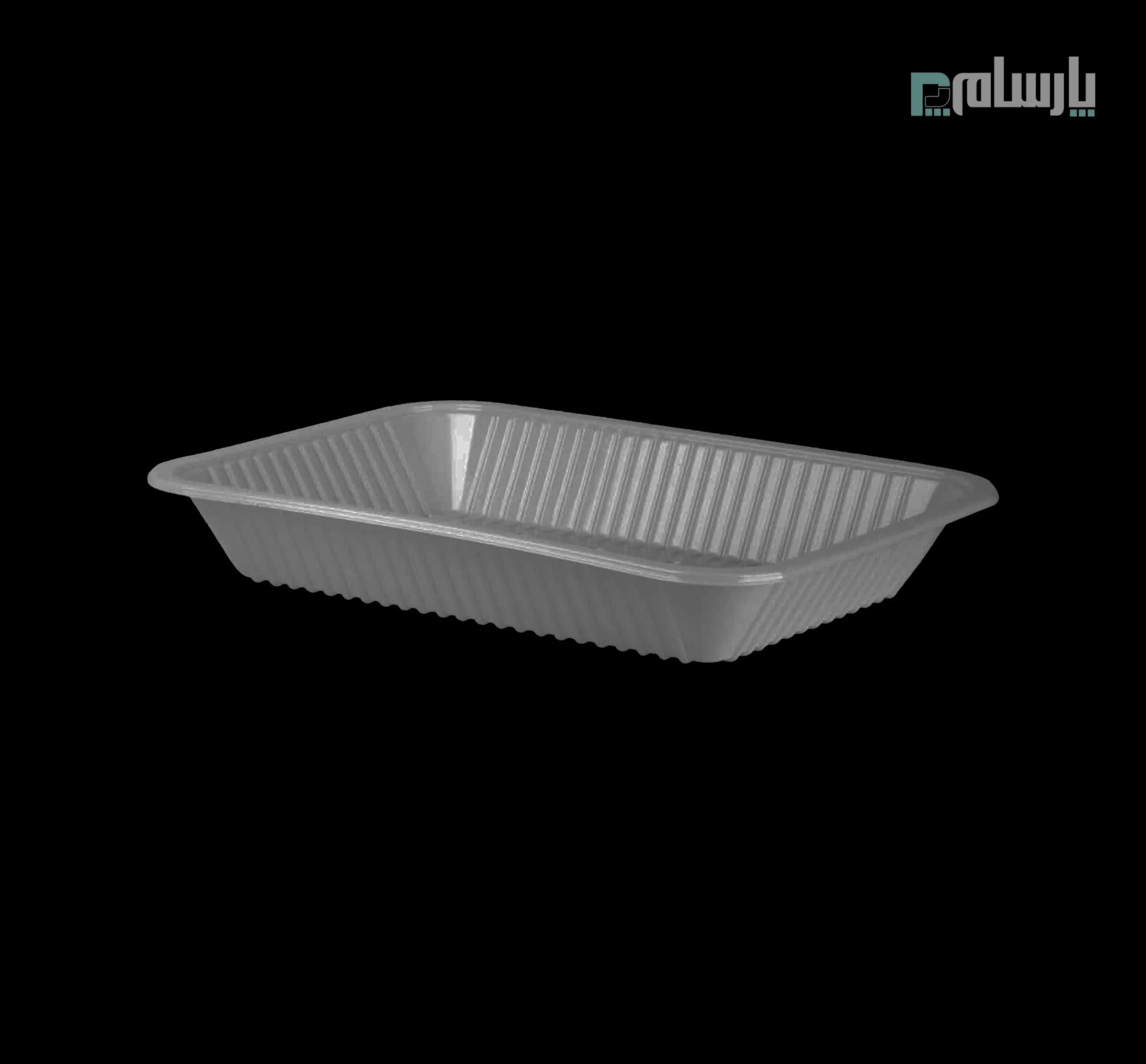 دیس جوجه یکبار مصرف پلی پروپیلن 4 سانت 2000 سی سی شفاف نوین رویا