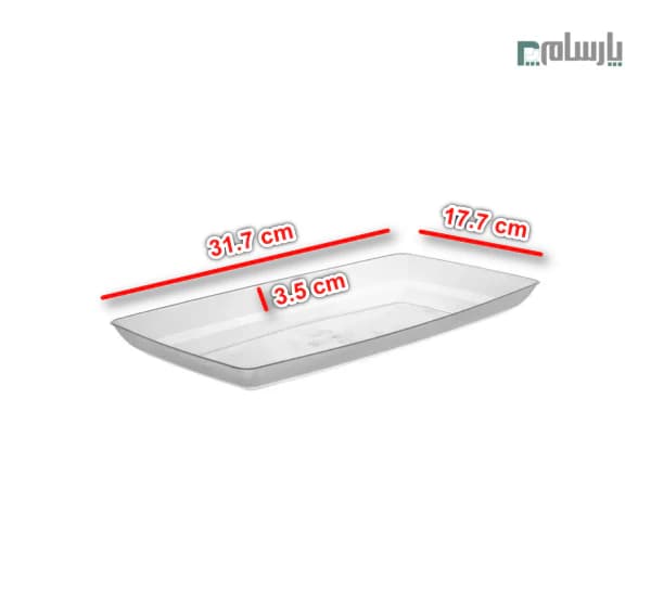 دیس یکبار مصرف الماس کوچک-شفاف — تصویر ۲