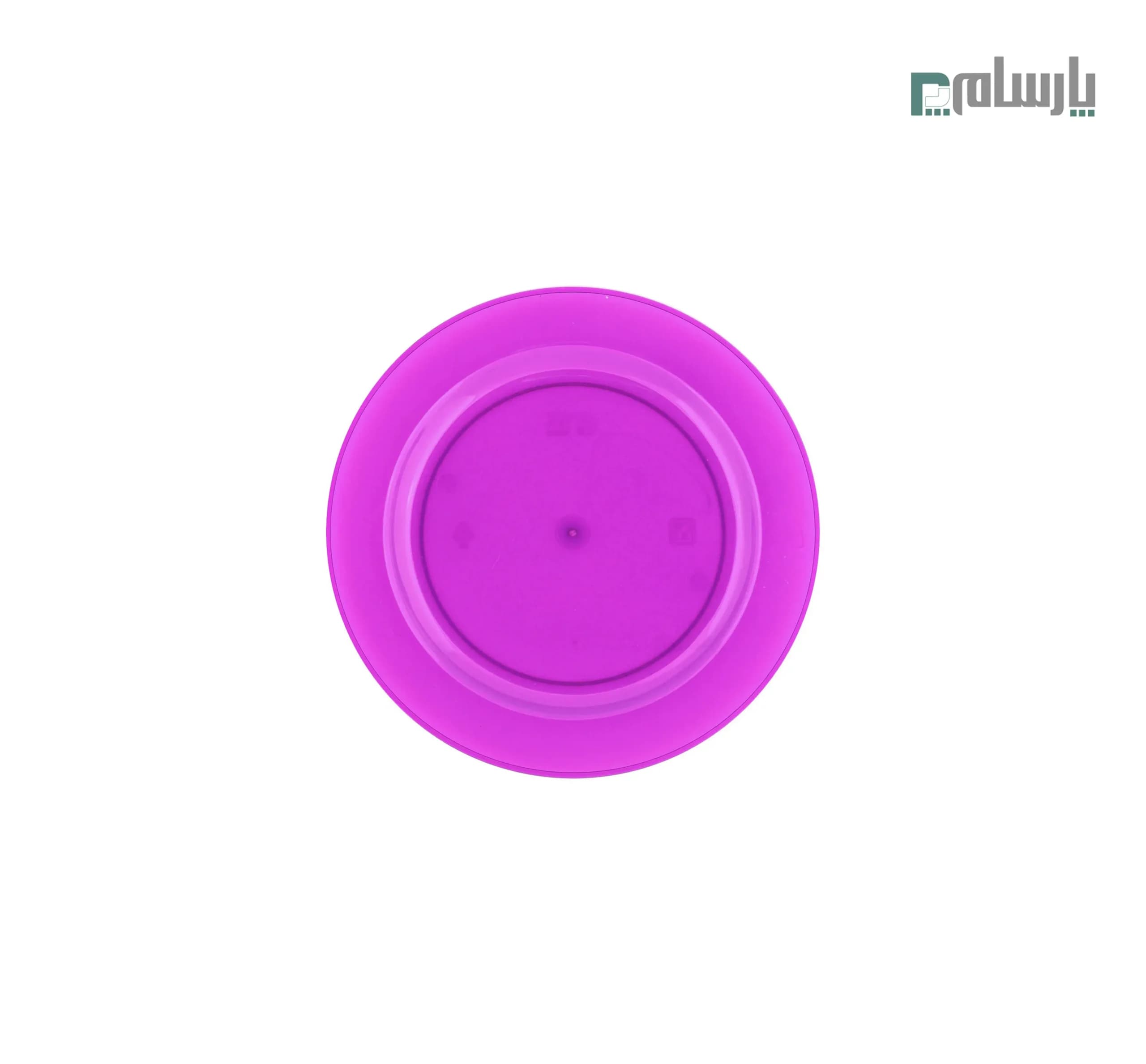 بشقاب یکبار مصرف الماس مدل رین بوو کوچک-سرخابی