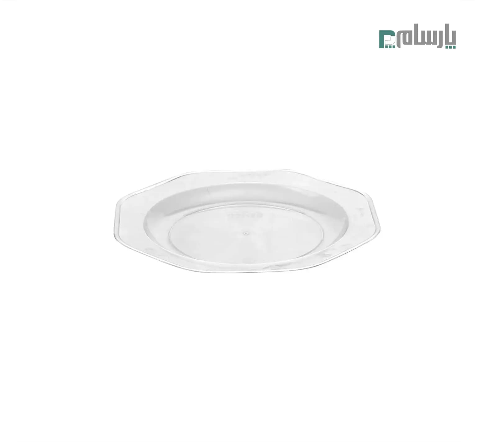 پیش دستی یکبار مصرف مدل هگزا-شفاف