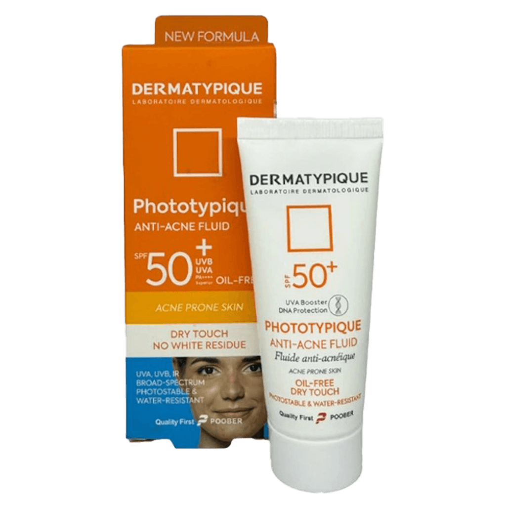 فلوئید ضدآفتاب پوست چرب SPF50+ فتوتیپیک درماتیپیک