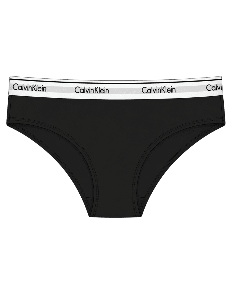 شورت بک لس ساده مشکی برند Calvin klein