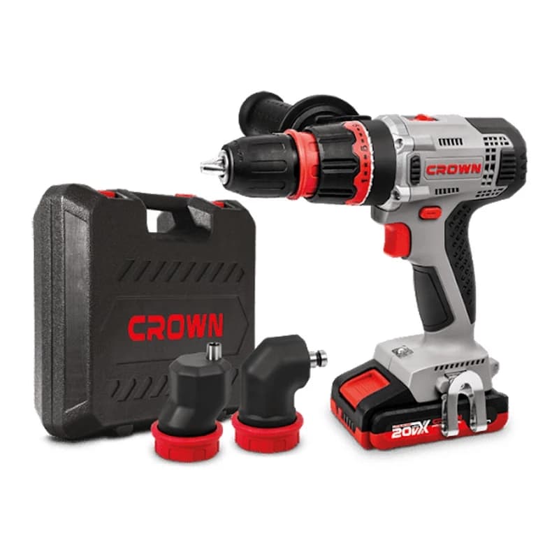 دریل پیچ گوشتی شارژی کرون مدل CT21076HQX-2 BMC — تصویر ۳