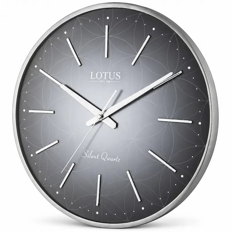 ساعت دیواری فلزی لوتوس مدل M06618-LUCAS