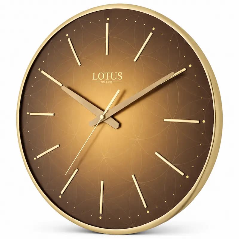ساعت دیواری لوتوس مدل M-6616-LEO