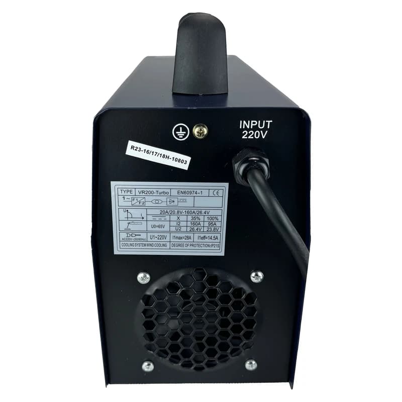 دستگاه جوش 200 آمپر ویوارکس مدل VR200 TURBO — تصویر ۳