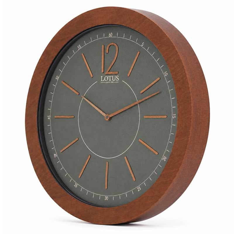 ساعت دیواری چوبی لوتوس مدل W-9834