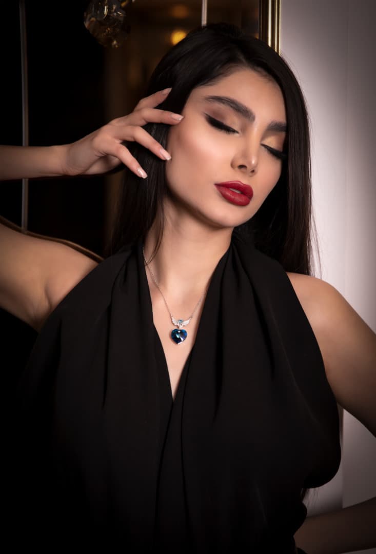 گردنبند نقره زنانه ونوس — تصویر ۲
