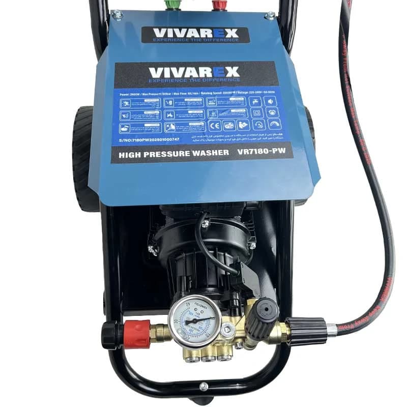 کارواش دینامی 180 بار 2400 وات ویوارکس مدل VR7180-PW — تصویر ۶