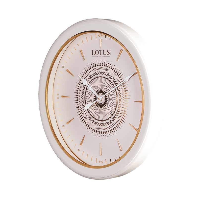 ساعت دیواری لوتوس کد WD-1320 رنگ WHITE