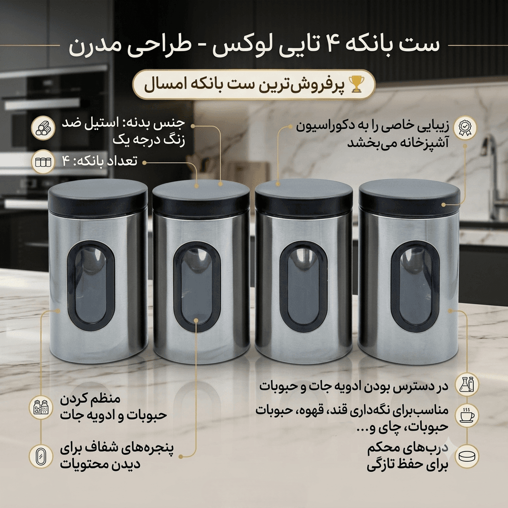 ست بانکه پنجره دار یونیک مدل UN-5980 — تصویر ۳