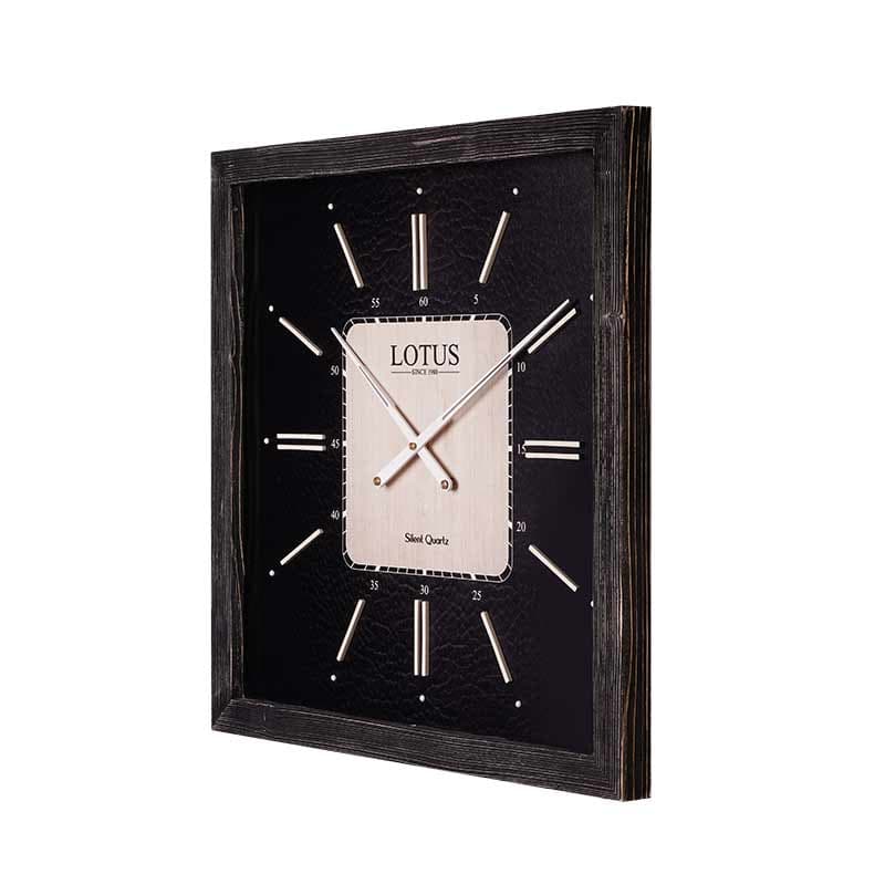ساعت دیواری لوتوس کد WD-2332 رنگ BLACK