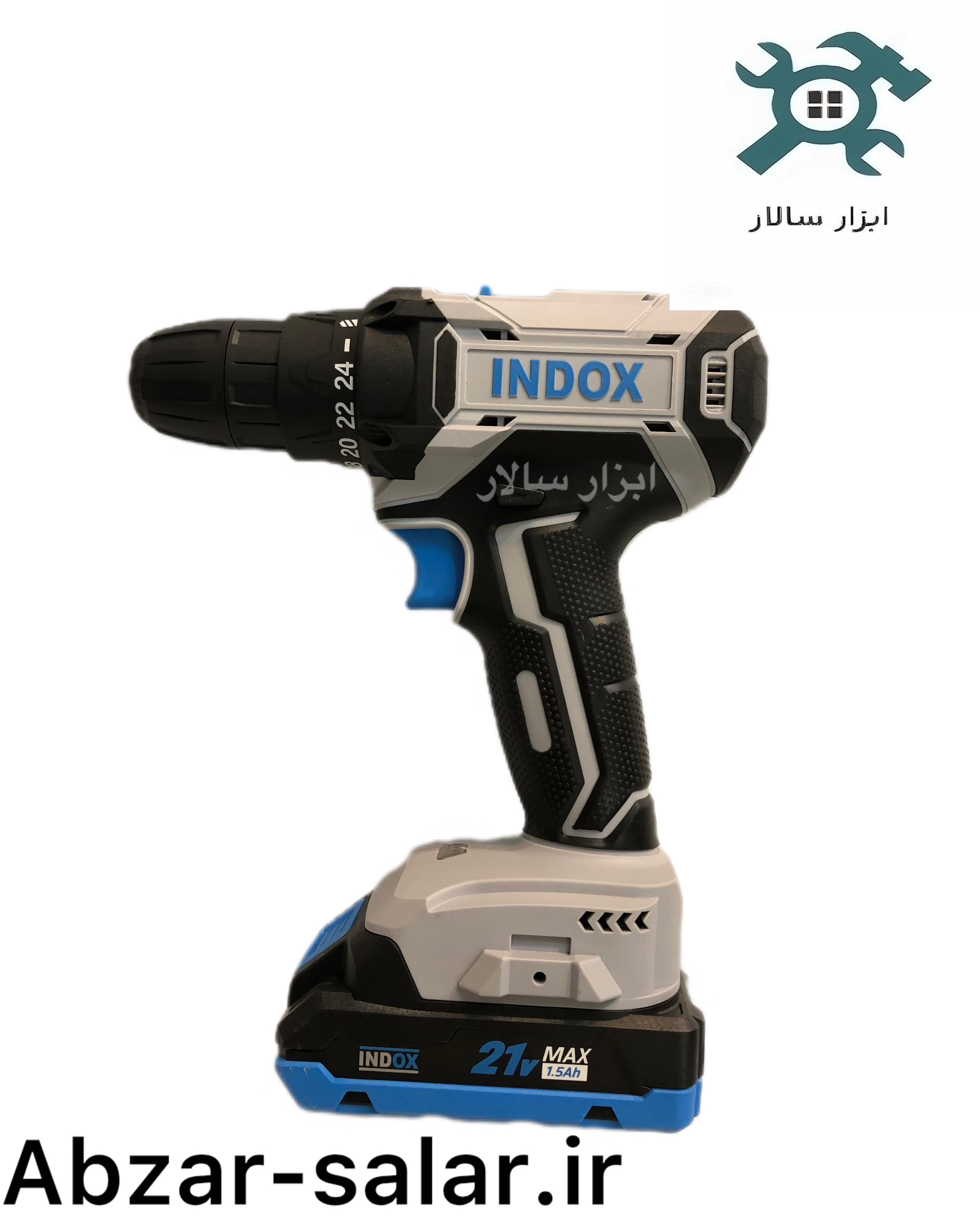 دریل شارژی ۲۱ ولت اینداکس
