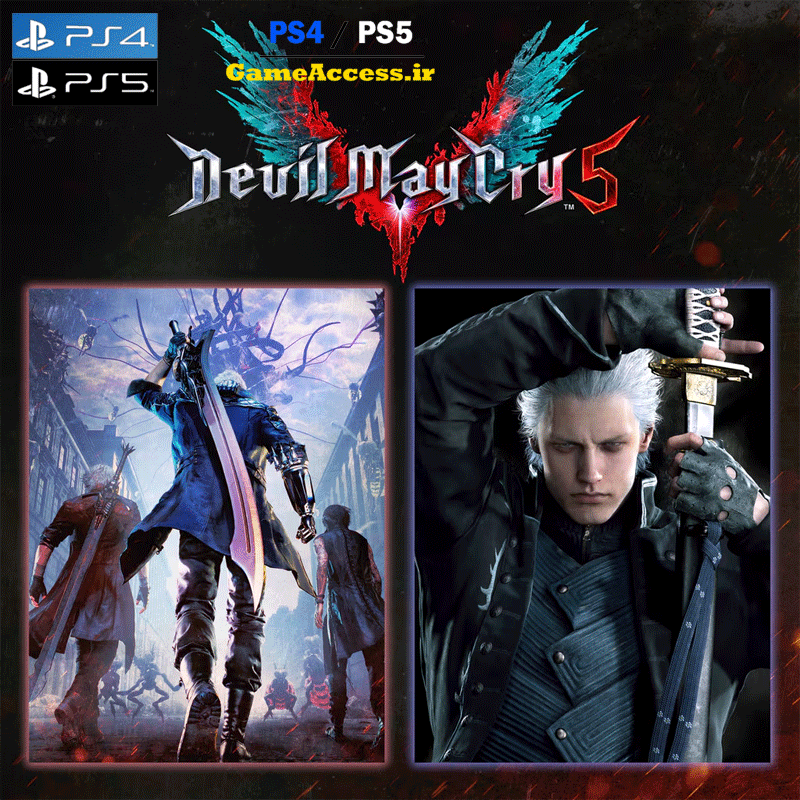 اکانت قانونی Devil May Cry 5 + Vergil برای PS5 & PS4