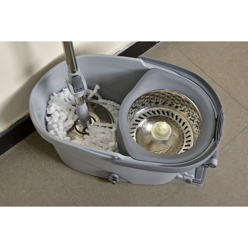 ست سطل و زمین شوی چرخشی یونیک مدل UN-2503 (وارداتی) — تصویر ۴