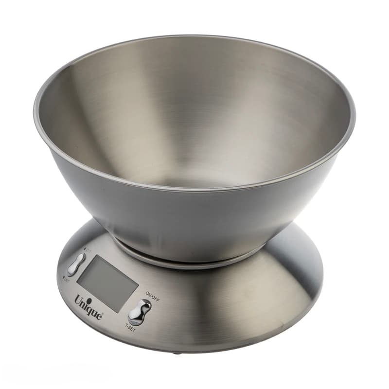 ترازو آشپزخانه دیجیتال کاسه دار استیل یونیک مدل UN-6518 (وارداتی) — تصویر ۵