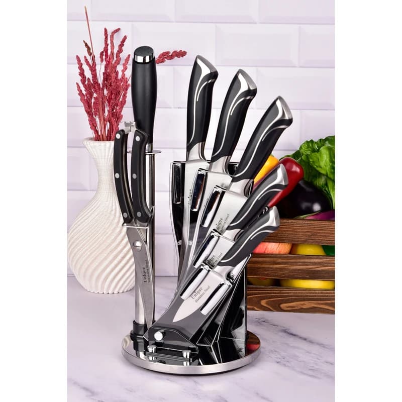 سرویس چاقو آشپزخانه 8 پارچه یونیک مدل UN-5500 — تصویر ۳
