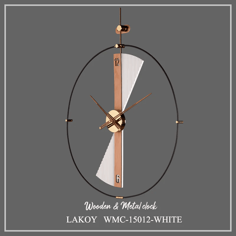 ساعت دیواری لاکوی کد WMC-15012 رنگ سفید — تصویر ۸