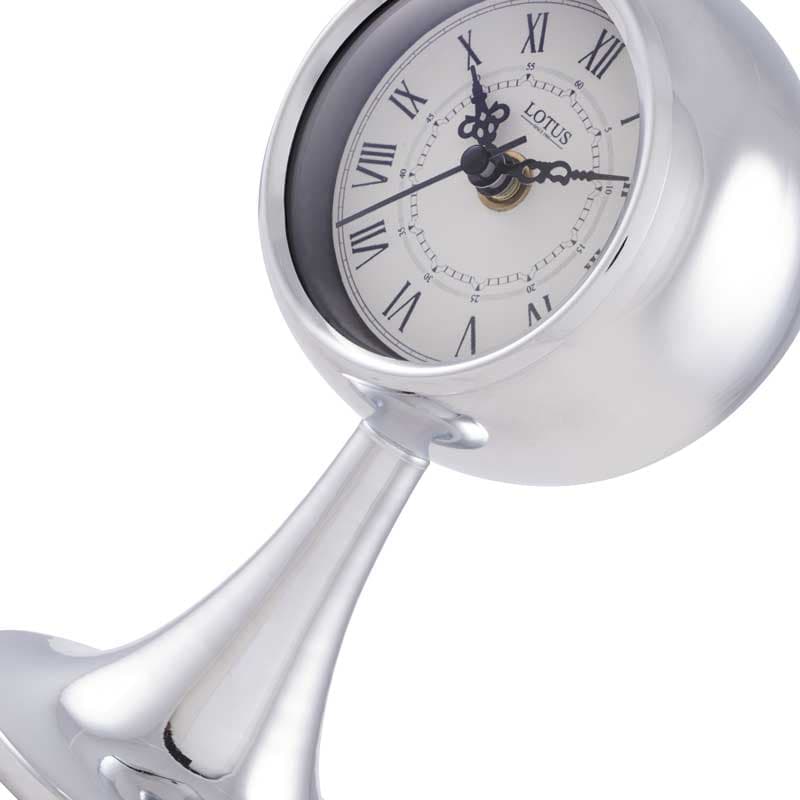 ساعت رومیزی فلزی مدل SAN GABRIEL کد TC-805 رنگ SILVER — تصویر ۳