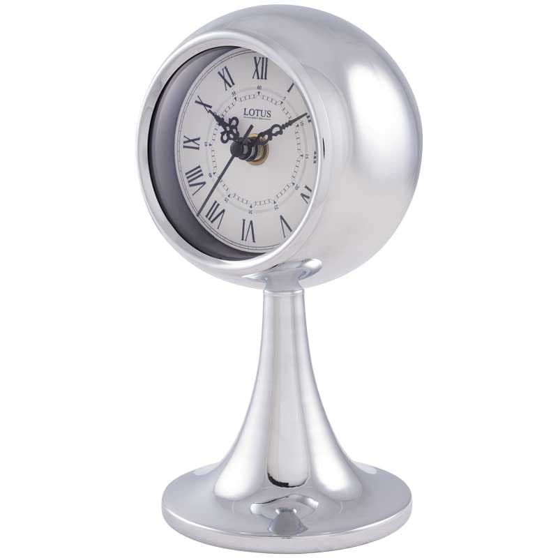 ساعت رومیزی فلزی مدل SAN GABRIEL کد TC-805 رنگ SILVER — تصویر ۲