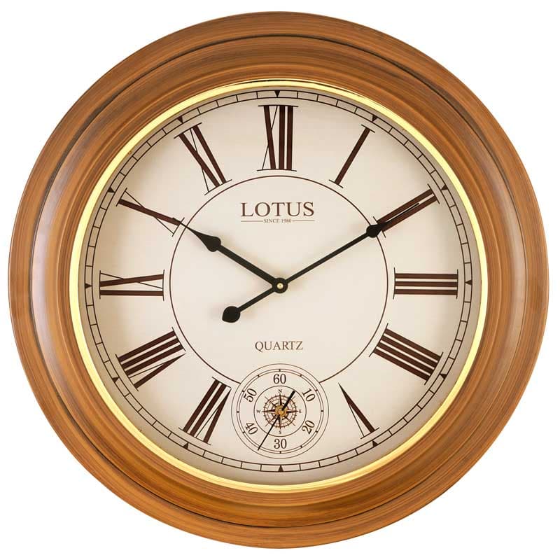 ساعت چوبی لینتون لوتوس مدل LINTON کد W-681 — تصویر ۲