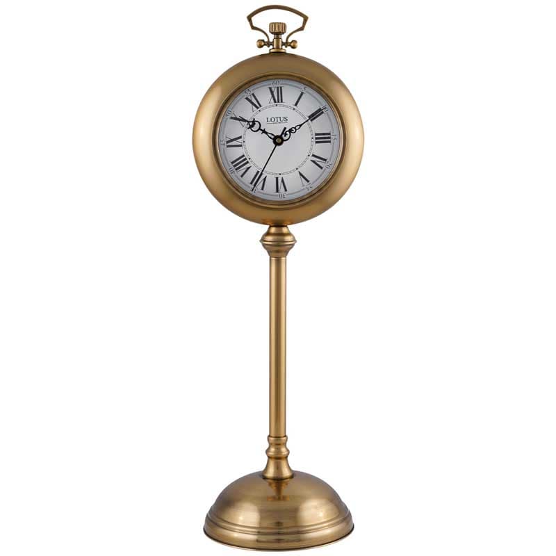 ساعت رومیزی فلزی SANTA CLARA کد TC-804 رنگ ANTIQUE