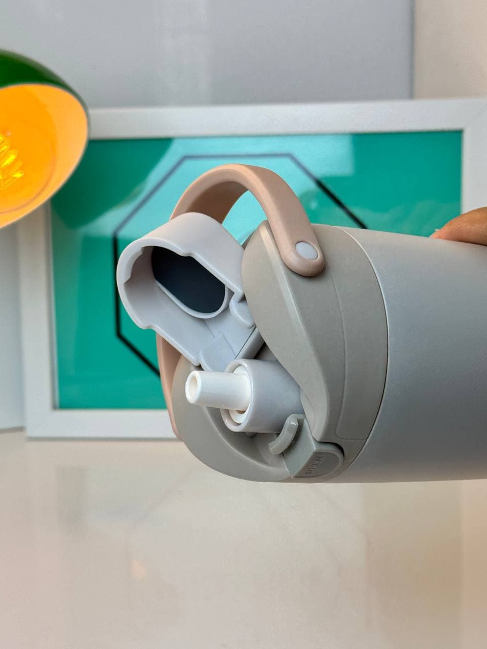تراول ماگ 900 میل دوحالته دسته بالا Sitarayuri کد 001250 — تصویر ۸