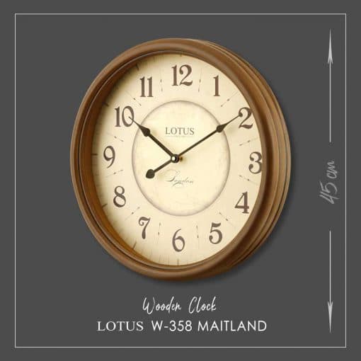 ساعت دیواری چوبی مدل MAITLAND کد W-358 — تصویر ۹