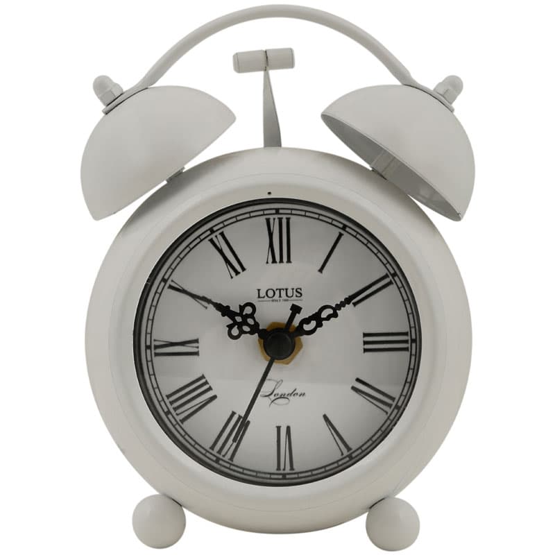 ساعت فلزی رومیزی مدل SEATTLE کد BS-800 رنگ (WHITE)
